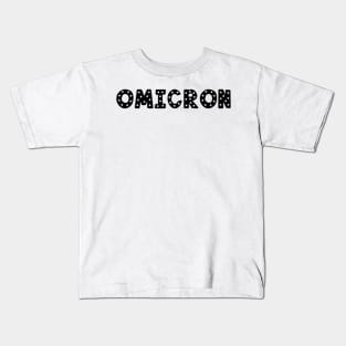 Omicron Star Letters Kids T-Shirt